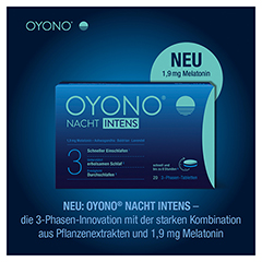 OYONO Nacht Intens Tabletten 60 Stück - Info 2