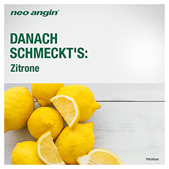 Neo-Angin Benzydamin gegen akute Halsschmerzen Zitronengeschmack 3mg 20 Stück N1 - Info 3