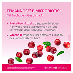 FEMANNOSE B Microbiotic Granulat + gratis FEMAVIVA TEE 14 Stck - Info 4