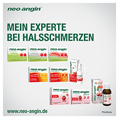 Neo-Angin Benzydamin gegen akute Halsschmerzen Zitronengeschmack 3mg 20 Stück N1 - Info 6