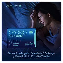OYONO Nacht Intens Tabletten 20 Stck - Info 8