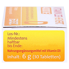 Vitamin D3 Hevert 4.000 I.E. Tabletten 30 Stück - Rechte Seite