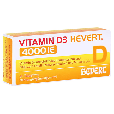 Vitamin D3 Hevert 4.000 I.E. Tabletten 30 Stück