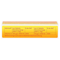 Vitamin D3 Hevert 4.000 I.E. Tabletten 30 Stück - Oberseite