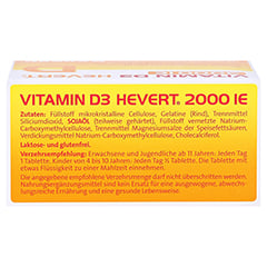 Vitamin D3 Hevert 2.000 I.E. Tabletten 120 Stück - Oberseite