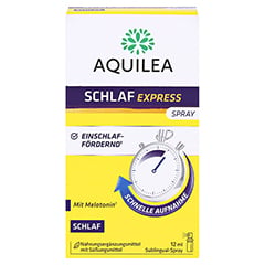AQUILEA Schlaf Express Sublingual-Spray 12 Milliliter - Vorderseite