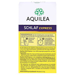 AQUILEA Schlaf Express Sublingual-Spray 12 Milliliter - Rckseite