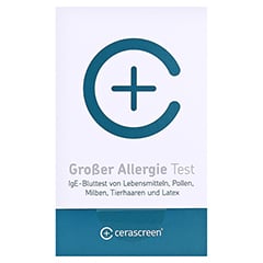 CERASCREEN Groer Allergie-Test-Kit Blut 1 Stck - Vorderseite