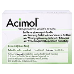 ACIMOL mit pH Teststreifen Filmtabletten 96 Stück N3 - Rückseite