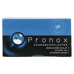 PRONOX Schnarchpflaster 21 Stck - Vorderseite