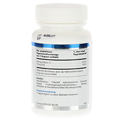 VITAMIN C 425 mg mit Zink Kapseln 60 Stck - Linke Seite