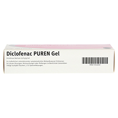 Diclofenac PUREN 100 Gramm N2 - Rechte Seite