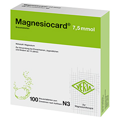 Magnesiocard 7,5mmol 100 Stück N3