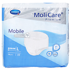 MOLICARE Premium Mobile 6 Tropfen Gr.L 4x14 Stck - Vorderseite