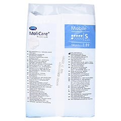 MOLICARE Premium Mobile 6 Tropfen Gr.S 4x14 Stck - Linke Seite