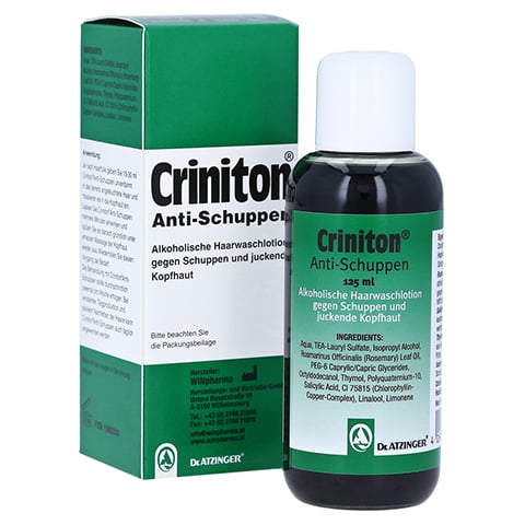 CRINITON Anti Schuppen Lösung 125 Milliliter