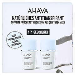 AHAVA Mineral Roll-on Deodorant women Duo 2x50 Milliliter - Vorderseite