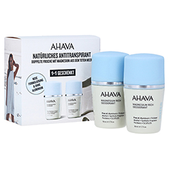 AHAVA Mineral Roll-on Deodorant women Duo 2x50 Milliliter