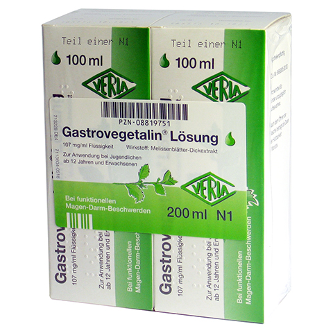 Gastrovegetalin Lösung 200 Milliliter N1
