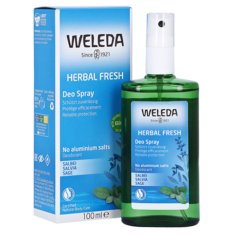 WELEDA Herbal Fresh Deo Spray Salbei 100 Milliliter