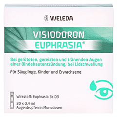 VISIODORON Euphrasia Augentropfen 20x0.4 Milliliter N2 - Vorderseite