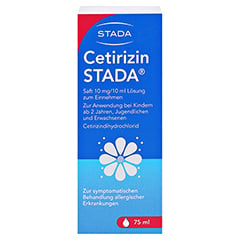 Cetirizin STADA 10mg/10ml 75 Milliliter N1 - Vorderseite