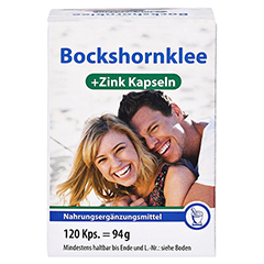 BOCKSHORNKLEE+ZINK Kapseln 120 Stück - Vorderseite