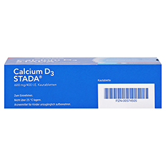Calcium D3 STADA 600mg/400 I.E. 50 Stck N2 - Unterseite