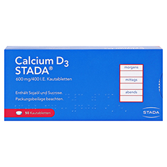 Calcium D3 STADA 600mg/400 I.E. 50 Stck N2 - Rckseite