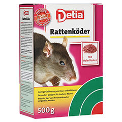 DETIA Rattenkder Warfarin 500 Gramm