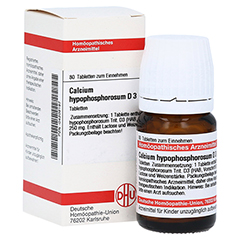 CALCIUM HYPOPHOSPHOROSUM D 3 Tabletten 80 Stck N1