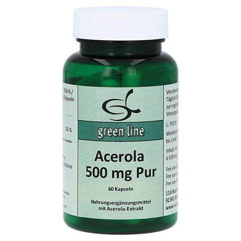 ACEROLA 500 mg pur Kapseln 60 Stck