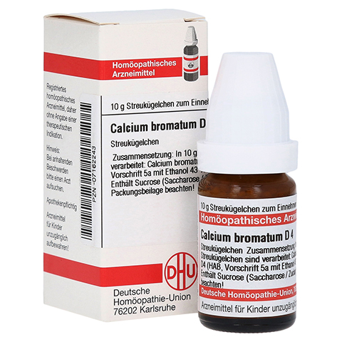 CALCIUM BROMATUM D 4 Globuli 10 Gramm N1