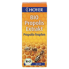 Hoyer Propolis Extrakt Bio Tropfen 30 Milliliter - Vorderseite