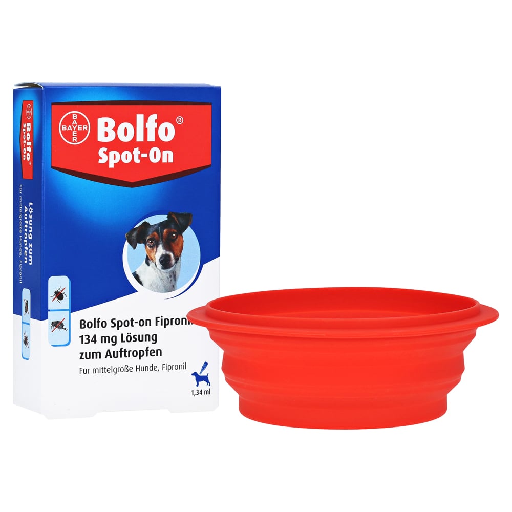 BOLFO SpotOn Fipronil 134 mg Lsg.f.mittelgr.Hunde + gratis Bolfo Spot