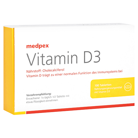 medpex Vitamin D3 100 Stck