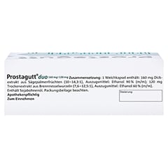 Prostagutt duo 160mg/120mg 60 Stck N1 - Oberseite