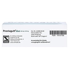 Prostagutt duo 160mg/120mg 60 Stck N1 - Unterseite