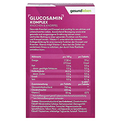 GESUND LEBEN Glucosamin Komplex Tabletten 60 Stück - Rückseite