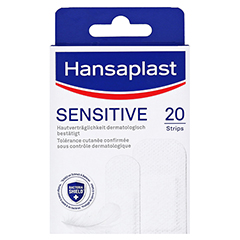 HANSAPLAST Sensitive Pflast.hypoallergen Strips 20 Stück - Vorderseite