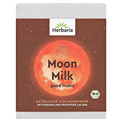 HERBARIA Moon Milk good mood Bio Pulver 5x5 Gramm - Vorderseite