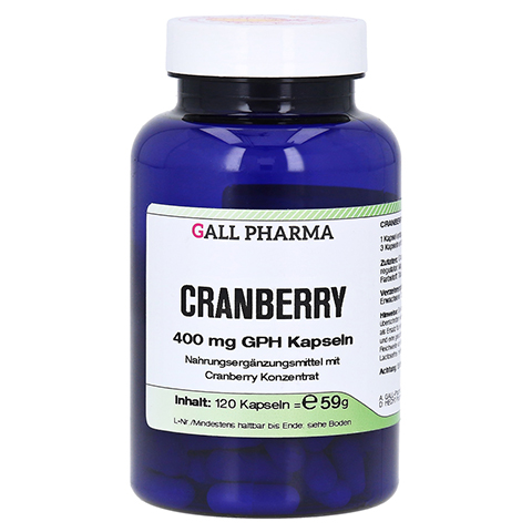 CRANBERRY 400 mg GPH Kapseln 120 Stck