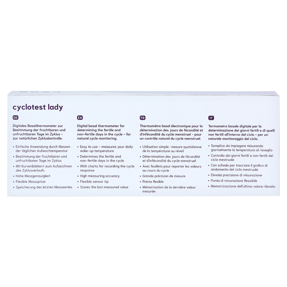 CYCLOTEST lady Basalthermometer (1 Stk) 