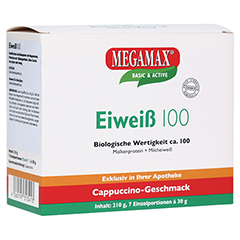 EIWEISS 100 Cappuccino Megamax Pulver 7x30 Gramm