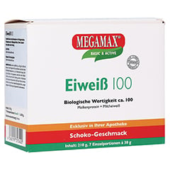 EIWEISS 100 Schoko Megamax Pulver 7x30 Gramm