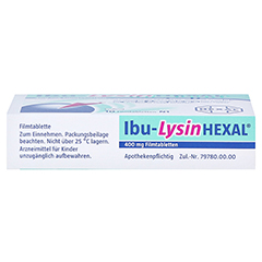 Ibu-LysinHEXAL 10 Stück N1 - Unterseite