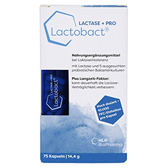 LACTOBACT Lactase+Pro Kapseln 75 Stck - Vorderseite