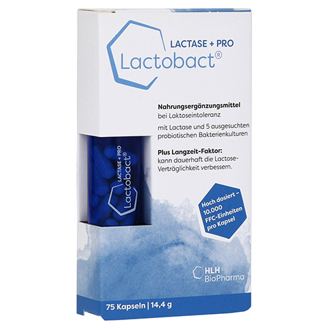 LACTOBACT Lactase+Pro Kapseln 75 Stck