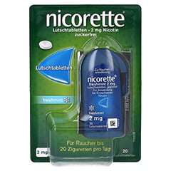 nicorette freshmint 2 mg Lutschtabletten gepresst 20 Stück