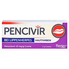 Pencivir bei Lippenherpes hautfarben 2 Gramm N1 - Vorderseite